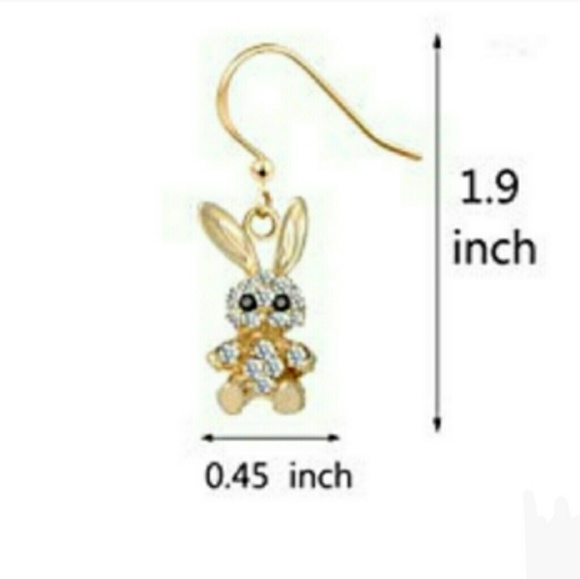 NEW Rabbit Earrings - Picture 3 of 3